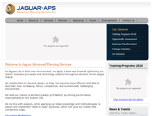 Tablet Screenshot of jaguar-aps.com